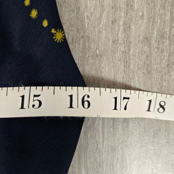 Urban Outfitters Mallory Celestial Slip Dress, Navy & Gold, Sz Medium - Picture 3 of 10